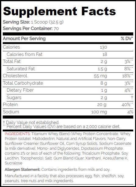Titanium Whey/Essential - 2270 gramm