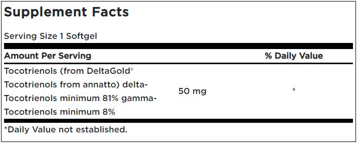 Tokotrienolok 50 mg - 60 lágyzselé