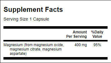 Triple Magnesium Complex 400 mg - 300 kapszula