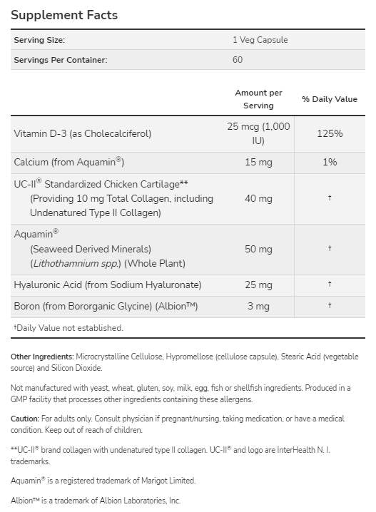 UC-II® | Advanced Joint Relief - 60 kapszula