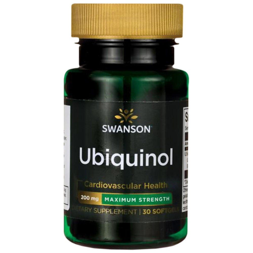 Ubiquinol - Maximum Strength 30 Gel capsules - Nutra Best Europe
