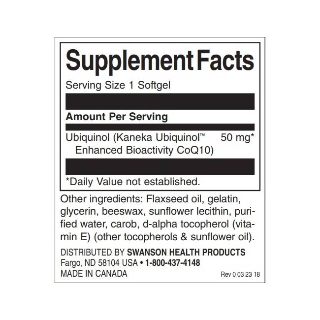 Ubiquinol 50 mg - 60 gél kapszula