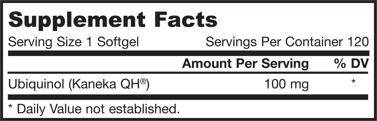 Ubiquinol QH-Absorb 100 mg - 120 gél kapszula