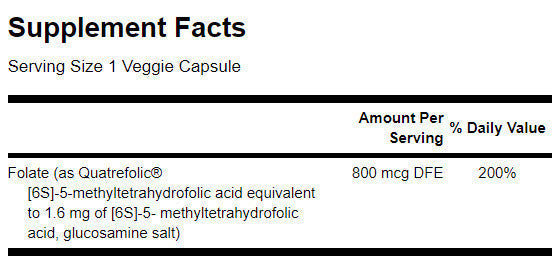Ultra Folate 800 mcg - 30 kapszula