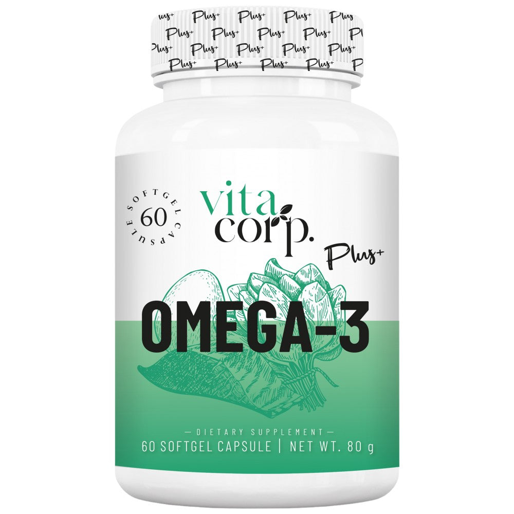 Omega-3 Fish Oil 1000 mg - 60 Gel capsules - Nutra Best Europe