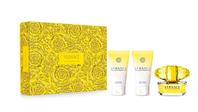<tc>VERSACE</tc> Sárga gyémánt tok 3 darab