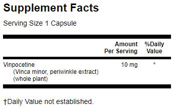 Vinpocetin 10 mg - 90 kapszula