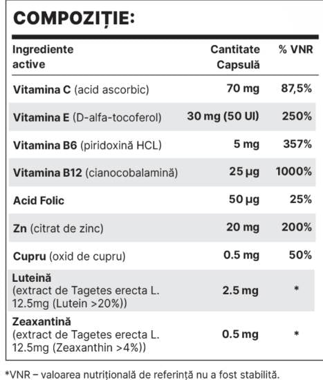 Vireta | Optimális látás - 120 kapszula