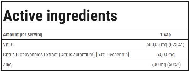 Vit.C Strong 500 | C-vitamin 500 mg - 100 kapszula