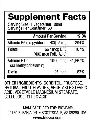 B12-vitamin 1000 Gyorsan oldódó metilkobalamin/100 tabletta - 0