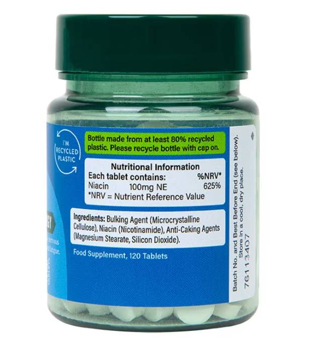 B3 vitamin | Niacin 100 mg - 120 tabletta