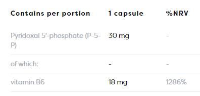 B6 vitamin | P-5-P 30 mg - 120 kapszula