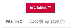 C-vitamin 1000 Sport Endurance | Pezsgő - 20 oldható tabletta