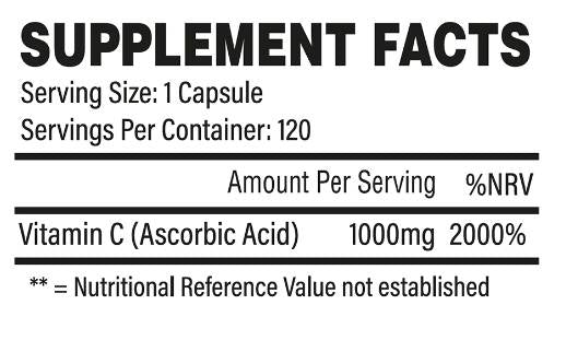 C-vitamin 1000 mg - 120 kapszula