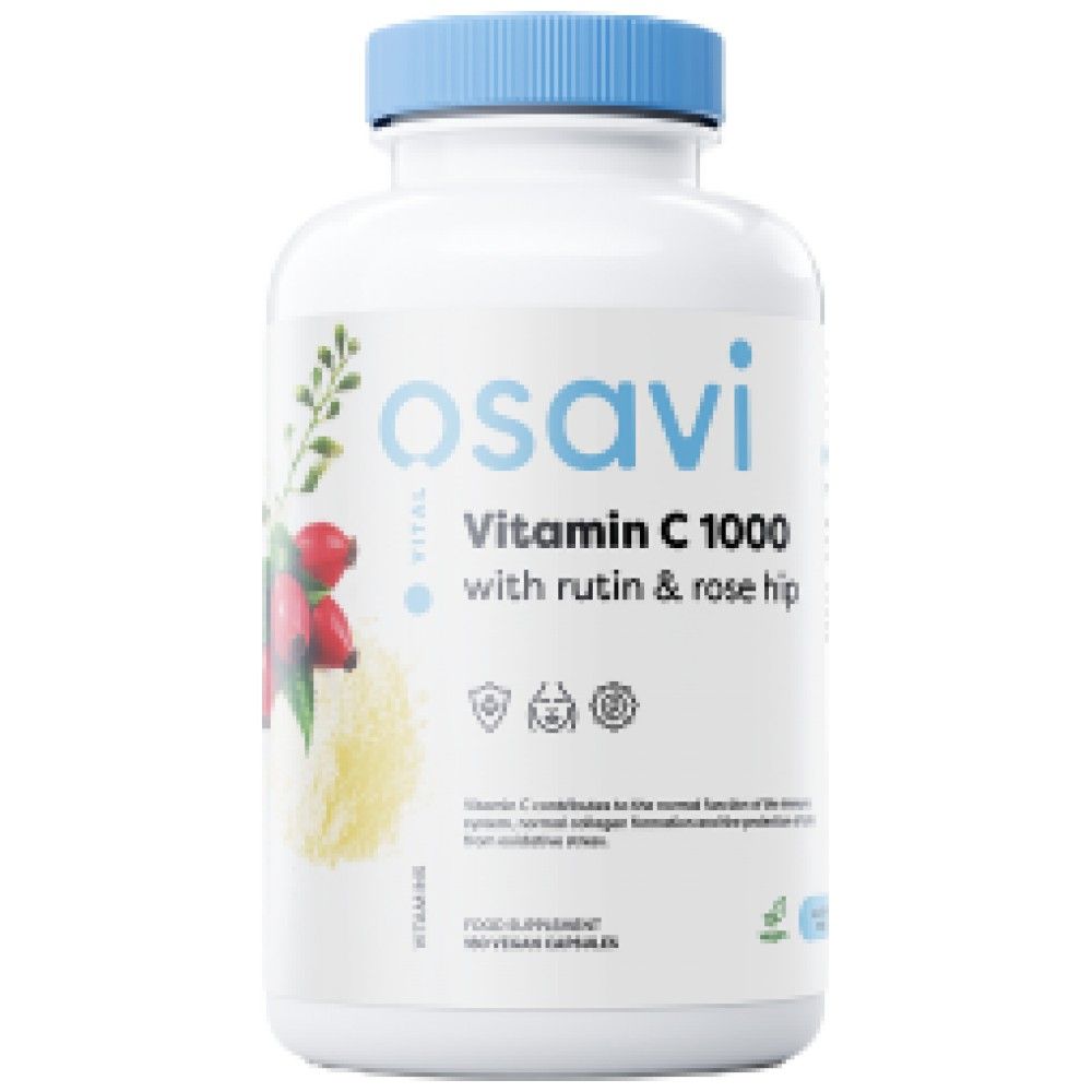 C-vitamin 1000 | rutinnal & Csipkebogyó - 180 kapszula