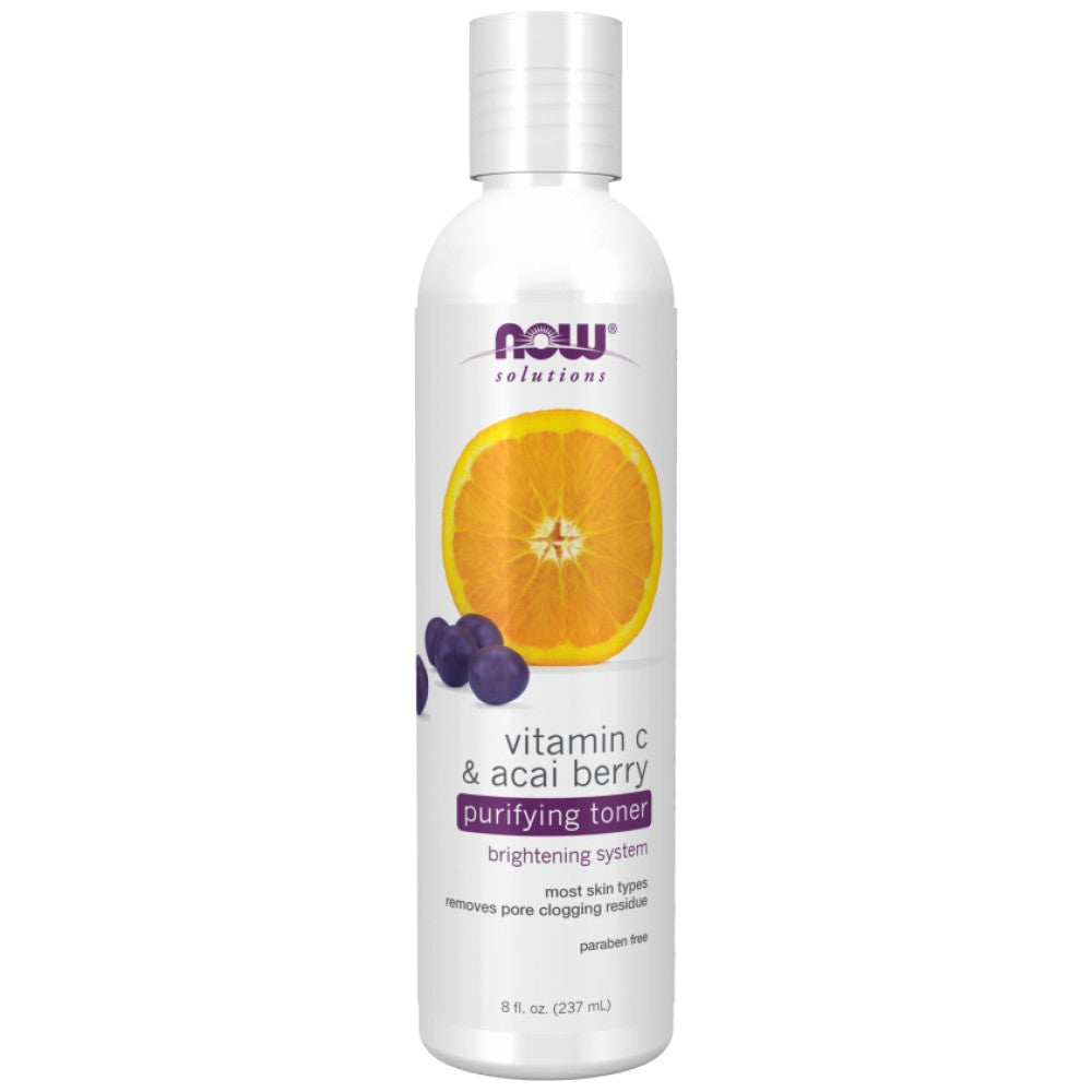 C-vitamin & Acai bogyós tisztító tonik | Parabénmentes - 237 ml