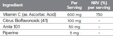 C-vitamin Plus | Citrus bioflavonoidokkal, fekete borssal & Amla - 60 tabletta