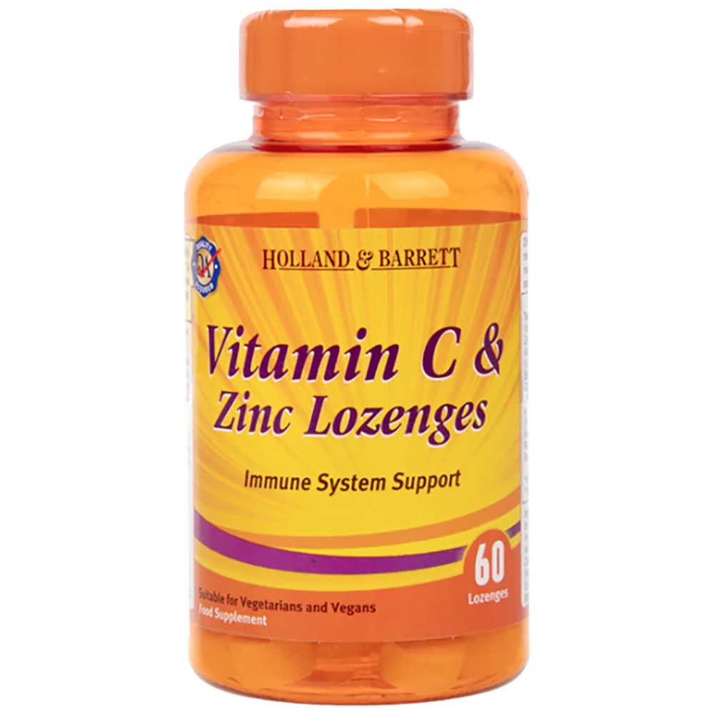 C-vitamin & Cink szopogatótabletták/Immunrendszer támogatás - 60 cukorka
