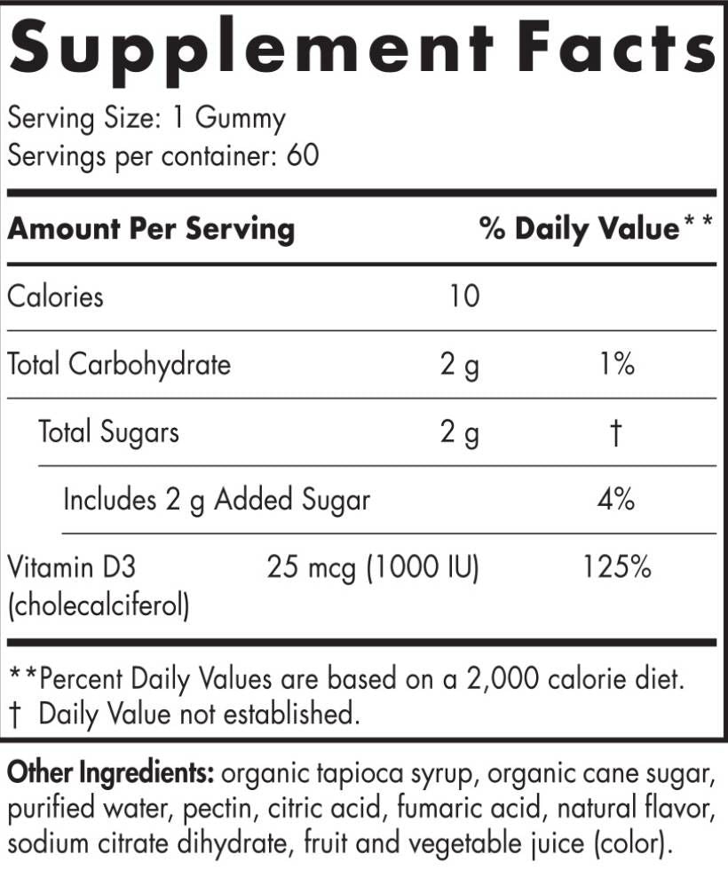 D3-vitamin gumicukor 1000 NE - 120 gumicukor