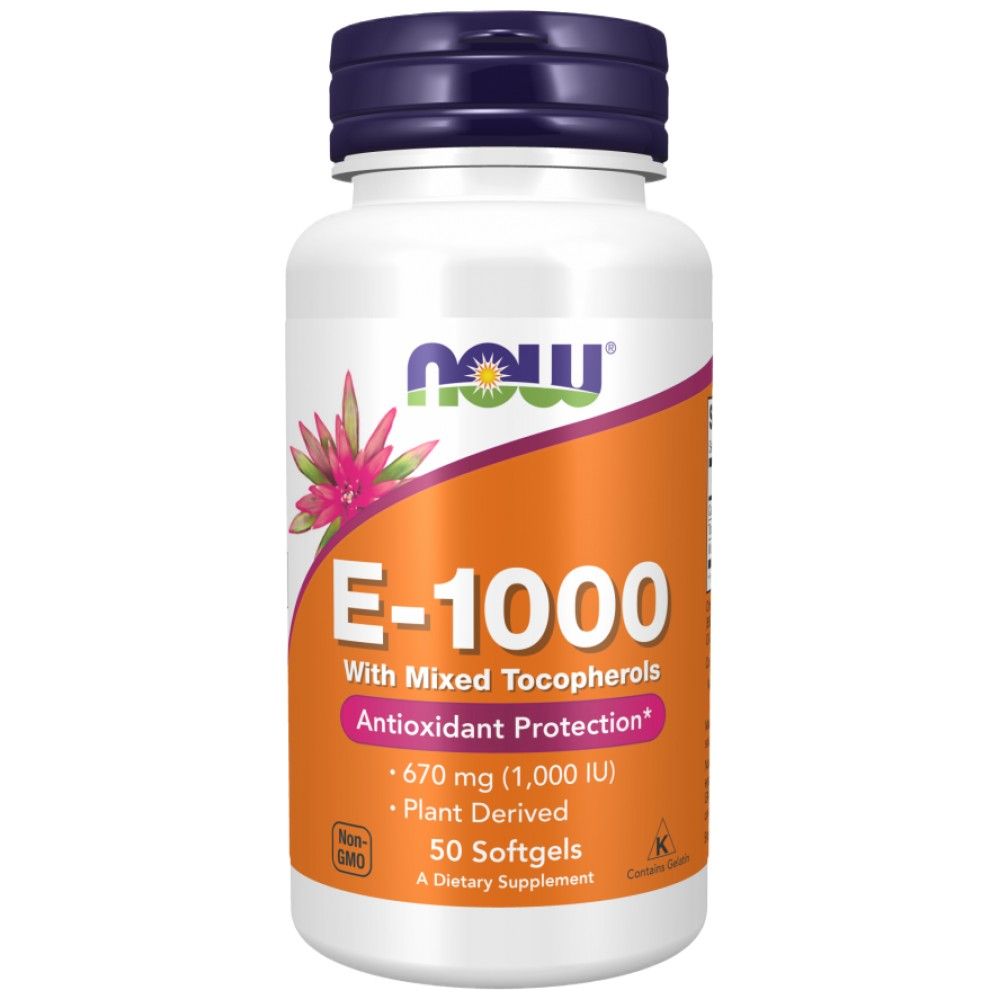Vitamin E-1000 Natural - 50 gél kapszula
