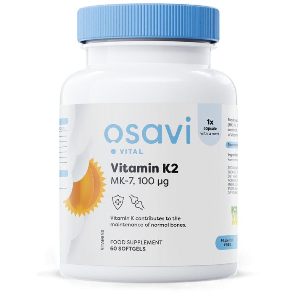 K2-vitamin MK-7 100 mcg - 60 gél kapszula