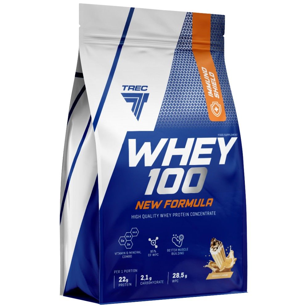 Whey 100 | High Quality Whey Protein Concentrate with Immuno Shield - 700 grams - Nutra Best Europe