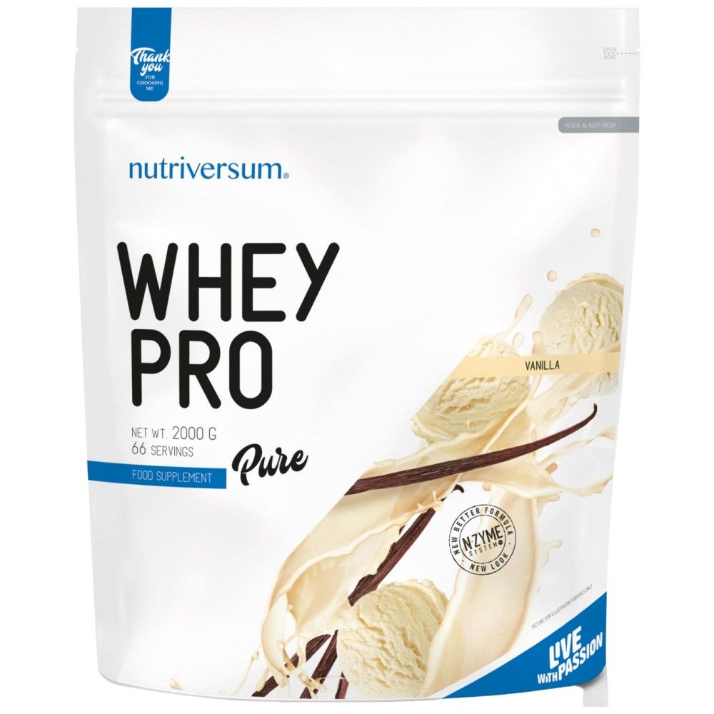 Whey Pro Pure | N-Zyme rendszerrel - 2000 gramm