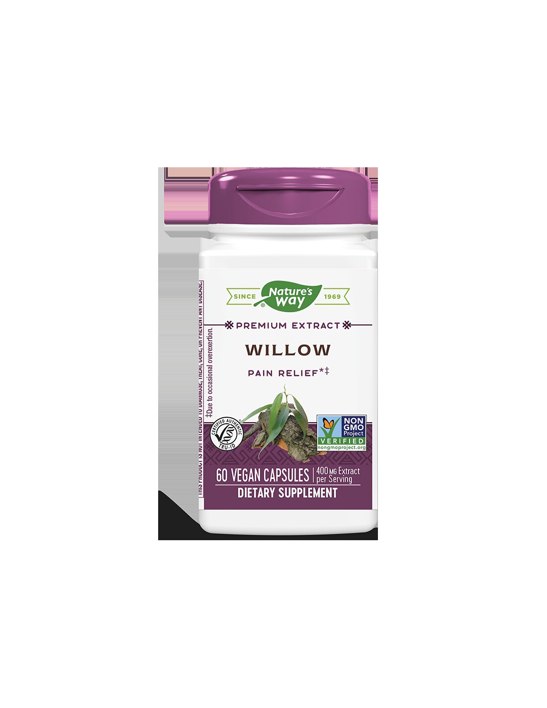 Willow/ White Willow 400 mg x 60 kapszula Nature's Way