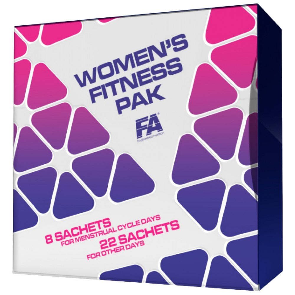 Női Fitness Pak | Komplett multivitamin formula menstruációs ciklusokhoz - 22 + 8 csomag