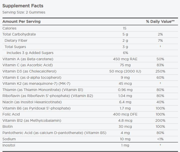 Női multivitamin gumicukor - 60 gumicukor