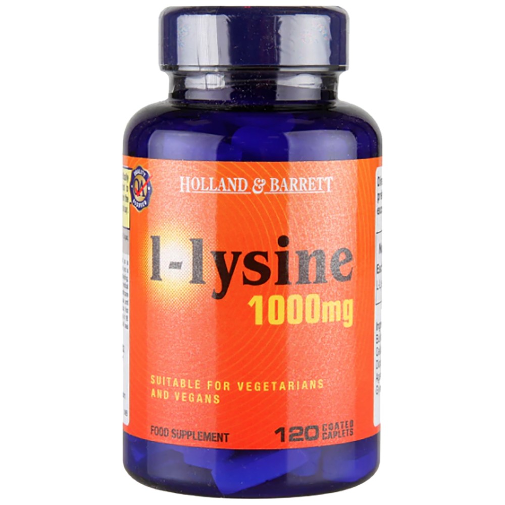 L-Lysine 1000 mg - 120 caplets - Nutra Best Europe