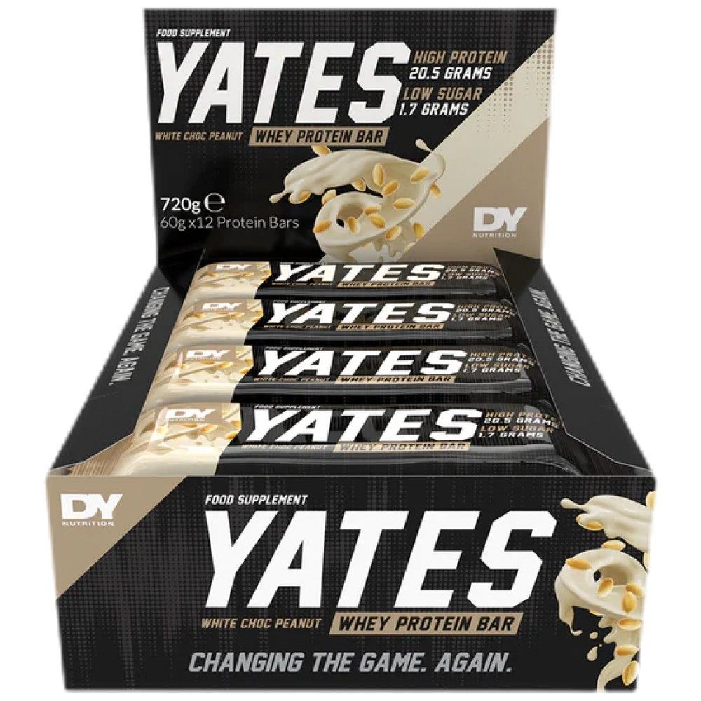 Yates Whey Protein Bar | Cukor nélkül - 12 x 60 gramm