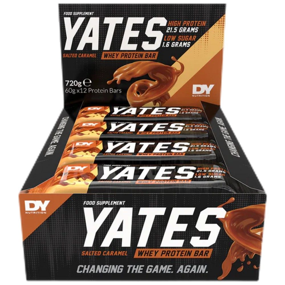 Yates Whey Protein Bar | Cukor nélkül - 12 x 60 gramm
