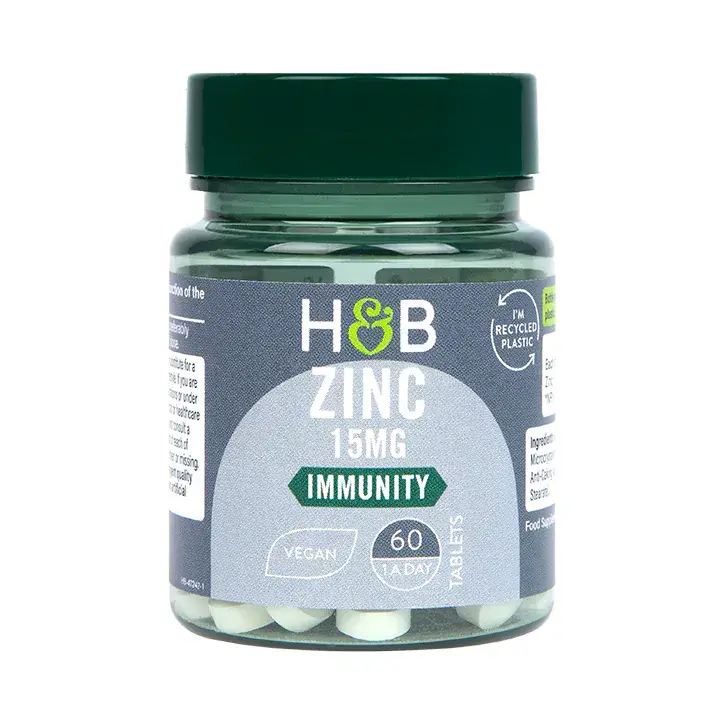 Cink (ZINc) 15 mg 60 vegán tabletta HOLLAND & BARRETT