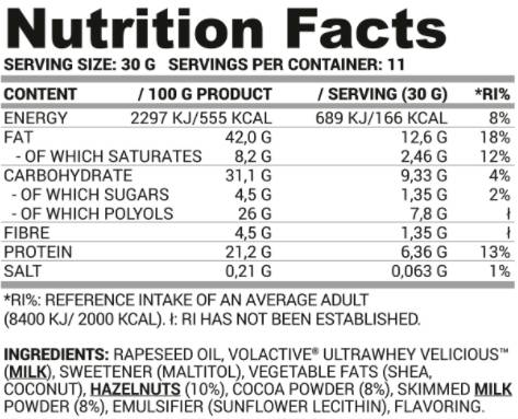 Protein Cream | Enjoy without Guilt - 330 grams - Nutra Best Europe