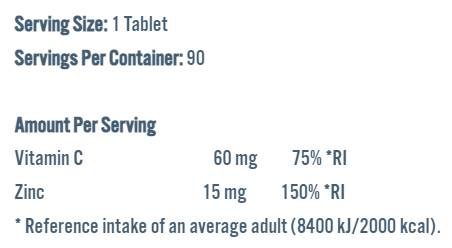 Cink Vitality | 15 mg cink-biszglicinát - 90 kapszula
