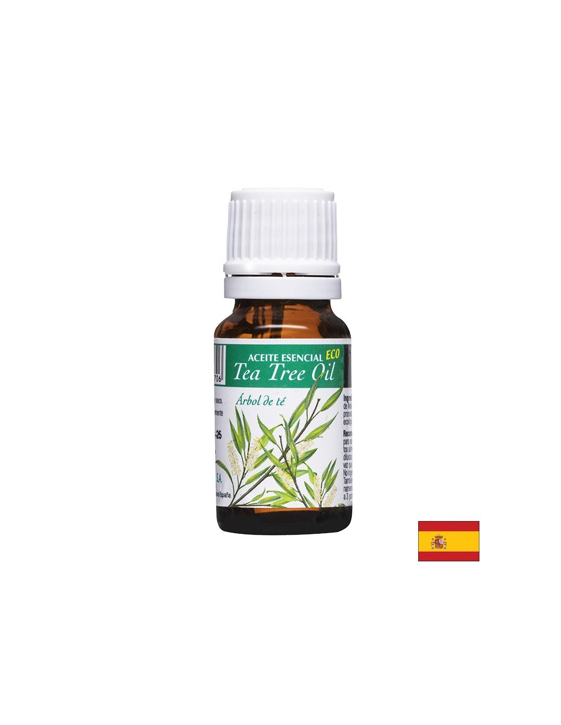 Organic tea tree essential oil - antiseptic and antifungal effect - Aceite Esencial Eco Tea Tree Oil, 10 ml - Nutra Best Europe