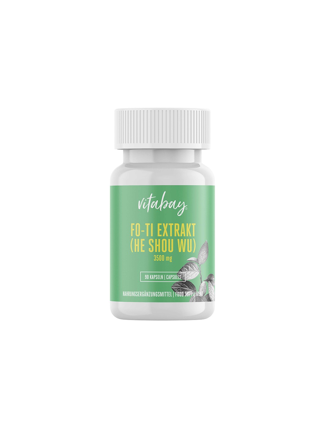 Adaptogen - Fo-Ti Extract (He Shou Wu), 3500 mg x 90 capsules - Nutra Best Europe