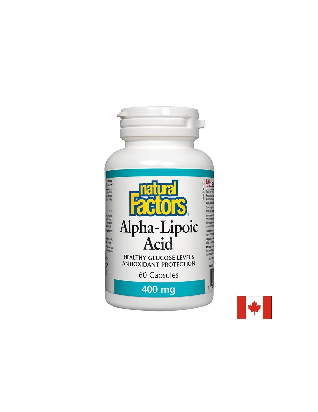 Alpha Lipoic Acid 400 mg - 60 capsules - Nutra Best Europe