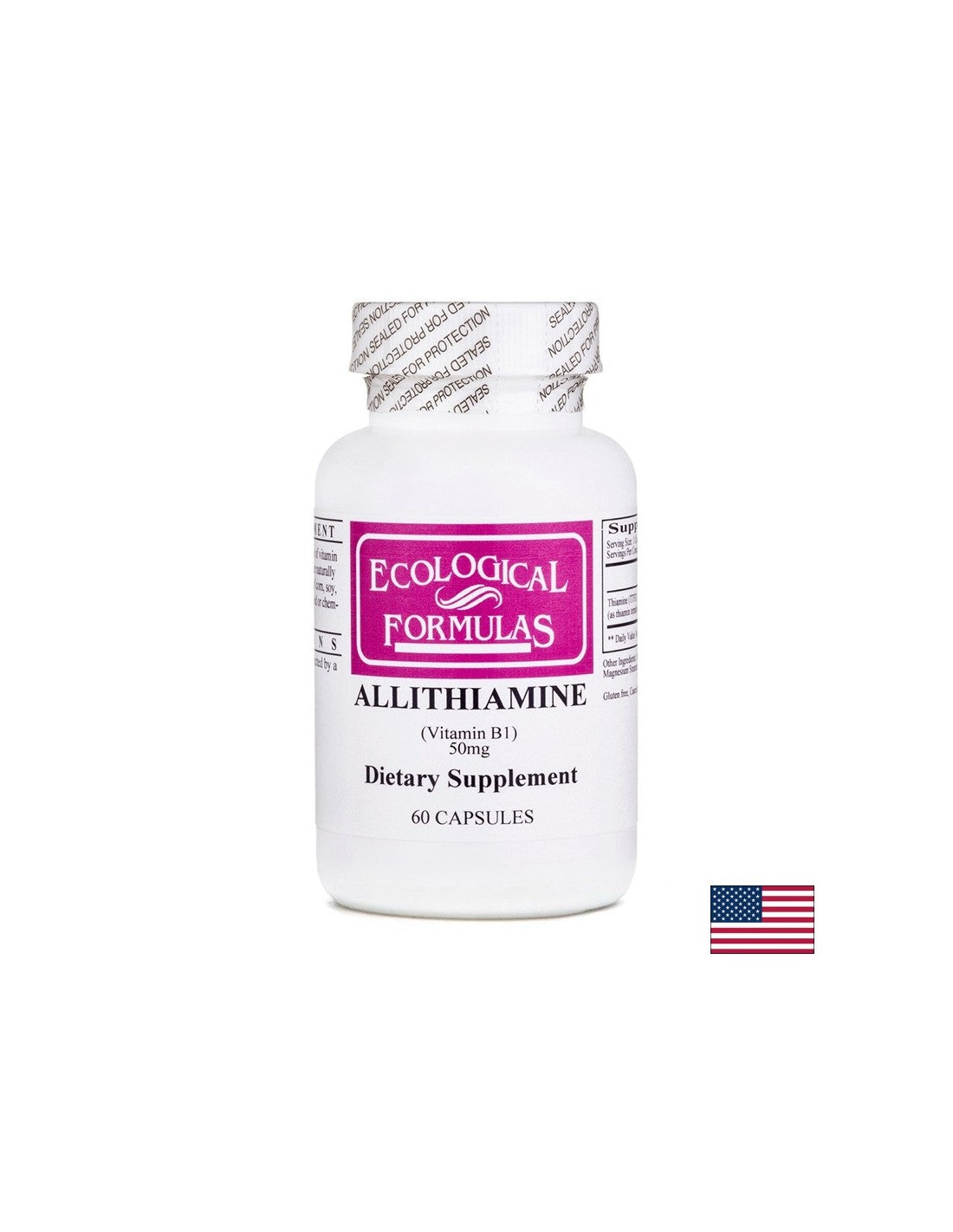 Alithiamine (Vitamin B1) - Neurological health, 60 capsules - Nutra Best Europe