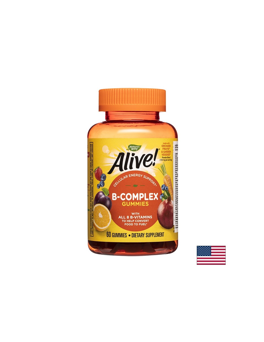 Alive! B-Complex Gummy - 60 gummies - Nutra Best Europe