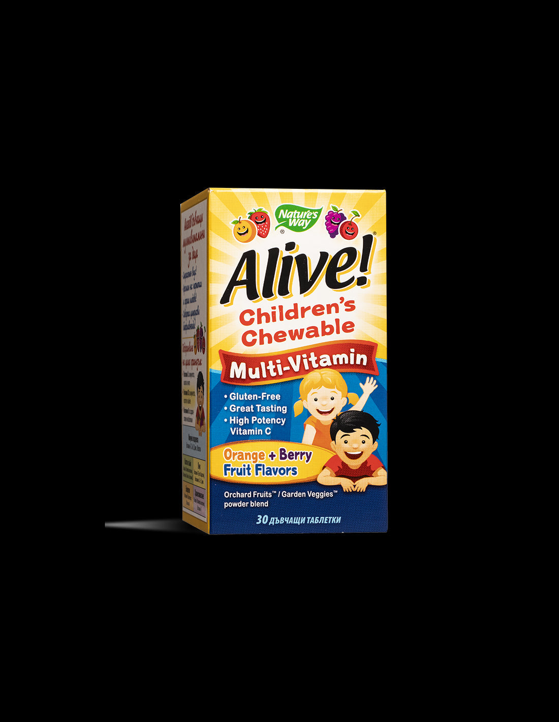 Alive! Children's Chewable Multi-Vitamin Tablets - 30 Chewable Tablets - Nutra Best Europe