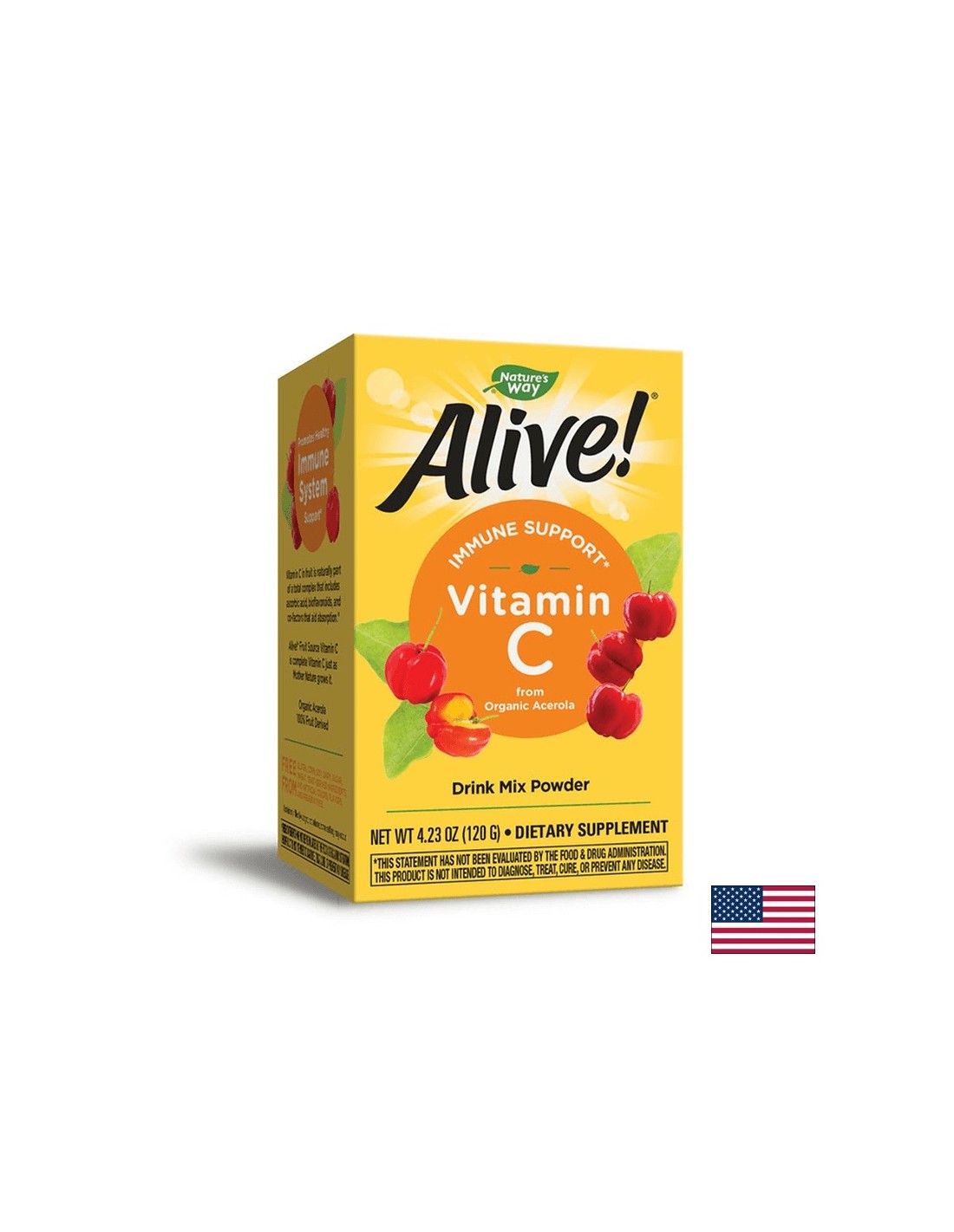 Alive! Vitamin C Powder - 120 grams - Nutra Best Europe