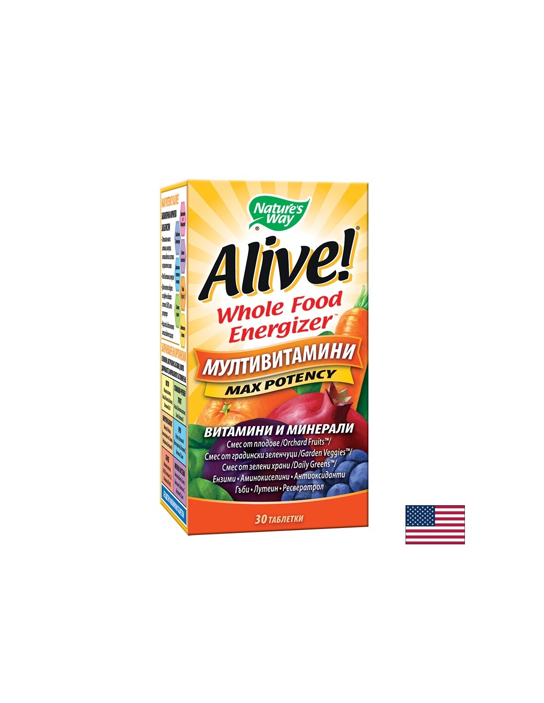 Alive! Multi-Vitamin - 30 Tablets - Nutra Best Europe