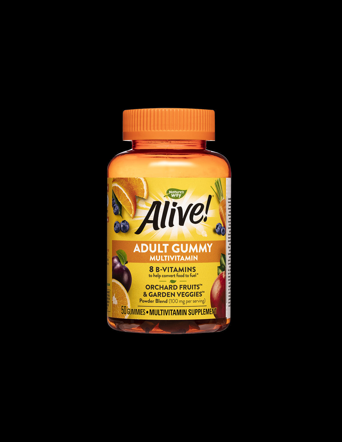 Alive! Adult Gummy Multivitamin/ Alive! Multivitamins, 50 Nature's Way Jelly Tablets - Nutra Best Europe