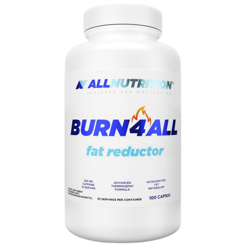 Burn4All | Thermogenic Fat Reducer - 100 capsules - Nutra Best Europe