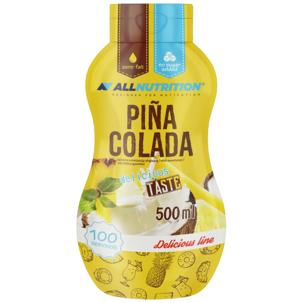 Syrup Zero Calorie | Pina Colada 500 ml - Nutra Best Europe