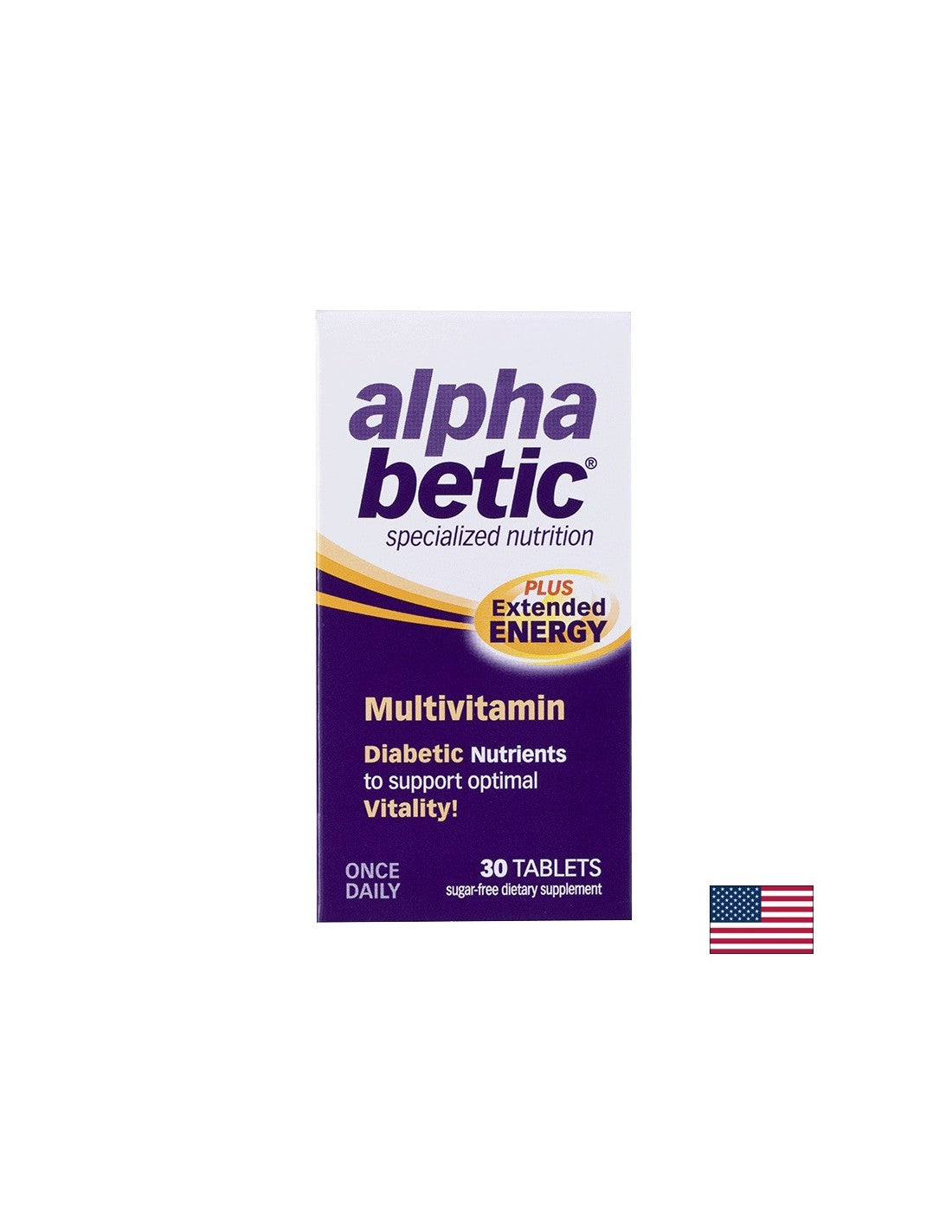 Energizing multivitamins for diabetics - Alpha betic®, 30 tablets - Nutra Best Europe