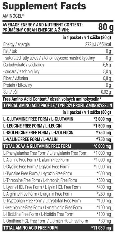 Aminogel - 80 grams - Nutra Best Europe