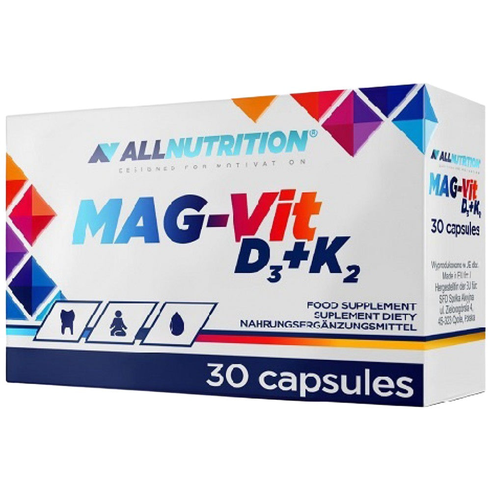 Mag-Vit D3 + K2 30 capsules - Nutra Best Europe